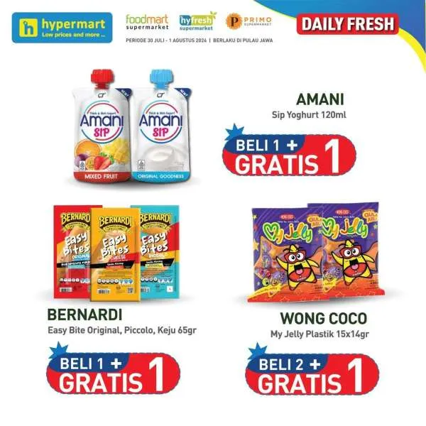 Promo Hypermart Hyper Diskon Weekday Periode 30 Juli-1 Agustus 2024