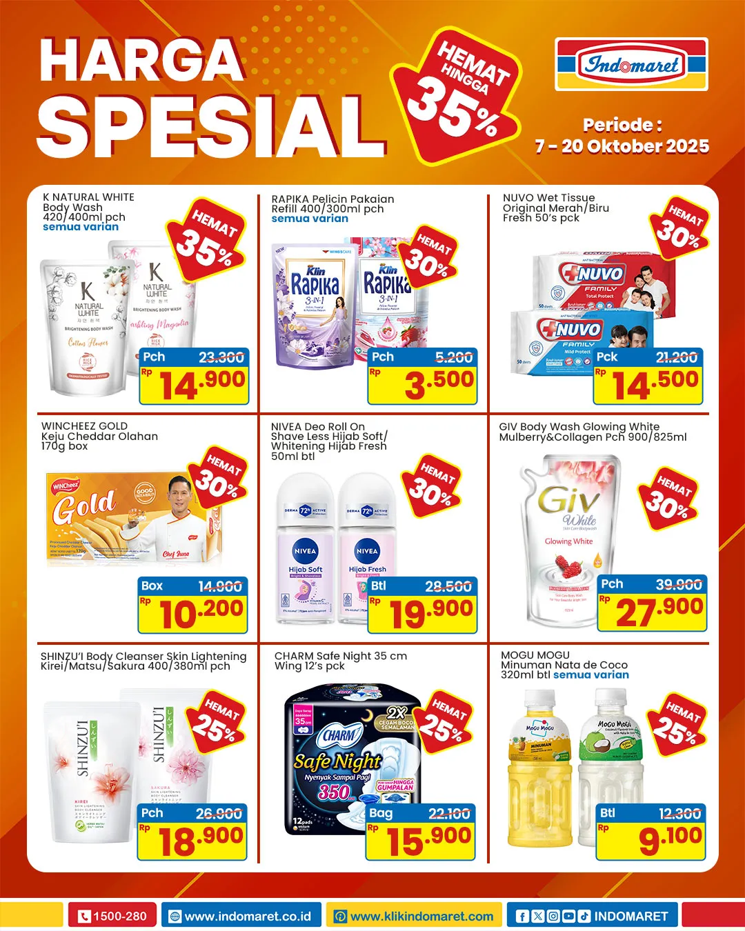 Promo Indomaret Harga Spesial Periode 7-20 Oktober 2025
