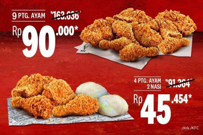 Promo KFC 1-31 Desember 2023, Hadiah Kupon Super Promo Hemat hingga 50%