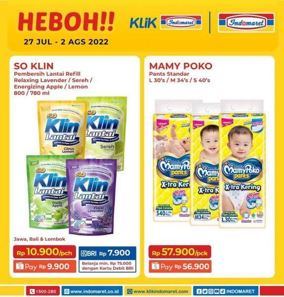 Promo Gantung (Gajian Untung) Indomaret di Akhir Bulan Juli 2022