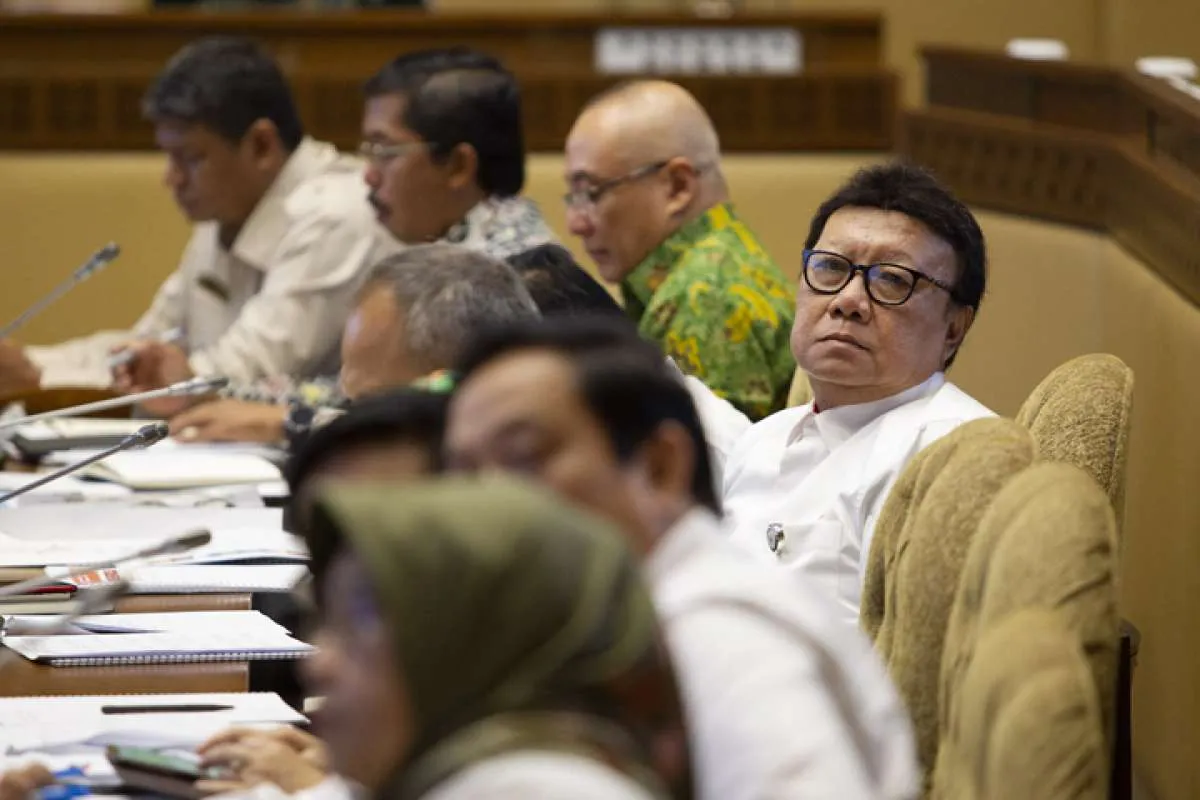 Menpan-RB Tjahjo Kumolo bertemu Sekjen KPK bahas alih status pegawai menjadi ASN