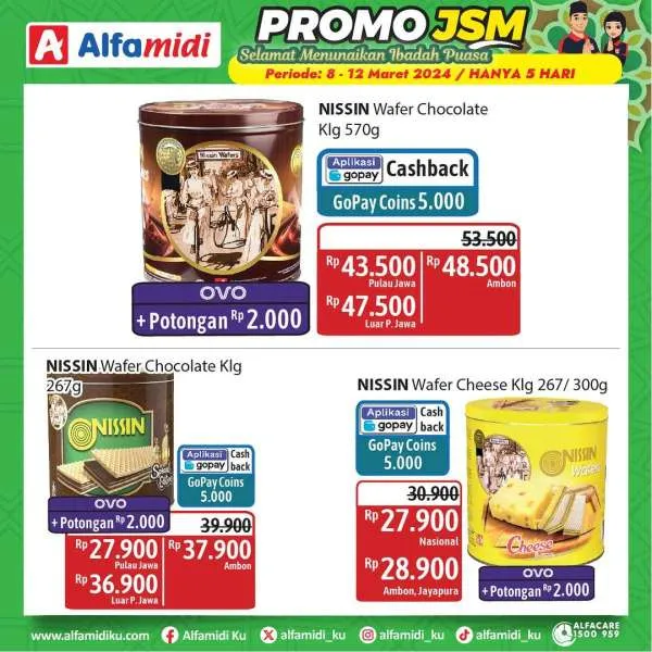 Promo JSM Alfamidi Hanya 5 Hari Periode 8-12 Maret 2024