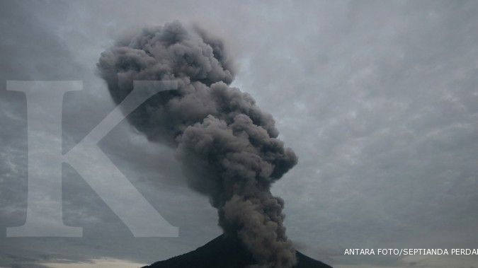 Debu vulkanik Gunung Sinabung mengancam Kota Medan
