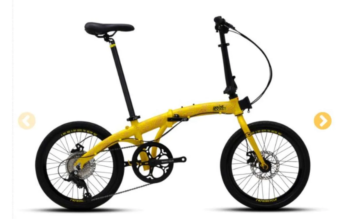 Desain kekinian, harga sepeda lipat Wimcycle Pocket Rocket dipatok terjangkau
