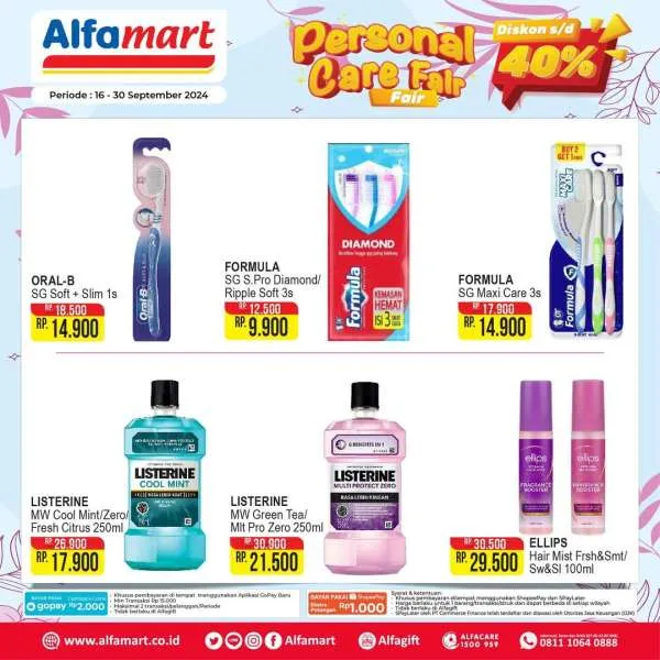 Promo Alfamart Personal Care Fair Periode 16-30 September 2024