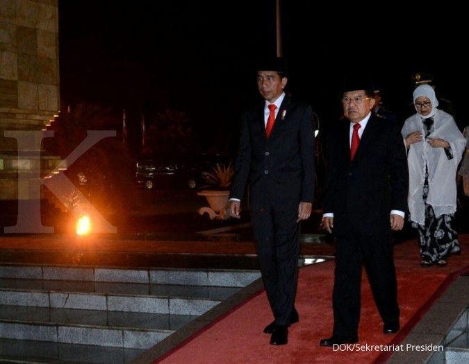 Presiden Jokowi pimpin renungan suci