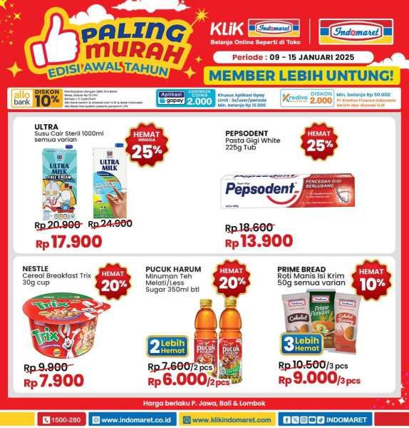 Promo Indomaret 9-15 Januari 2025 Paling Murah