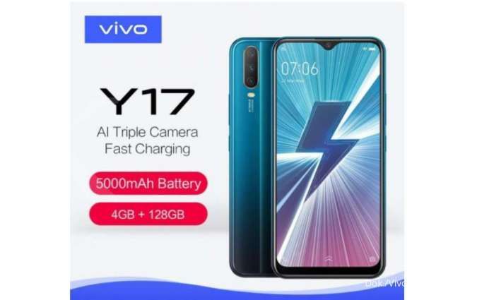 Harga HP Vivo Y17 sekarang hanya Rp 2,5 jutaan, punya memori besar dan triple camera