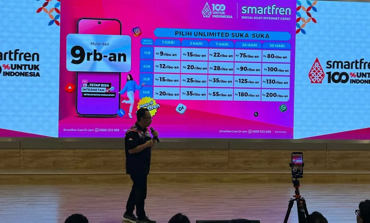 Smartfren (FREN) Optimistis Cetak Pertumbuhan Kinerja hingga Akhir 2024