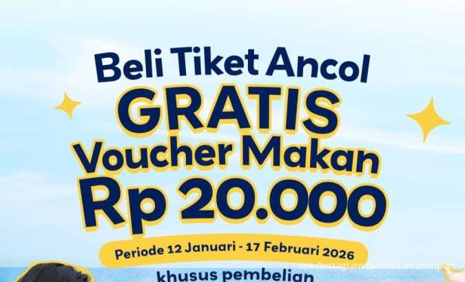 Promo Tiket Ancol: Beli Sekarang Dapat Voucher Makan Gratis Rp 20 Ribu