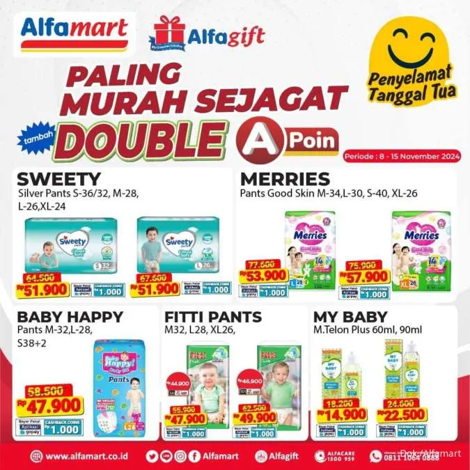 Promo Alfamart Paling Murah Sejagat Periode 8-15 November 2024