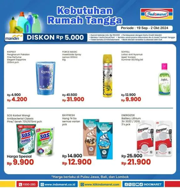 Promo Indomaret Super Hemat Periode 19 September-2 Oktober 2024