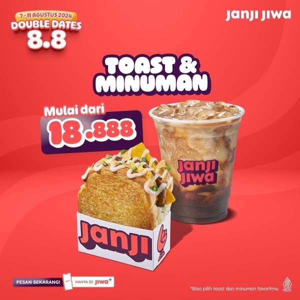 Promo 8.8 di Kopi Janji Jiwa