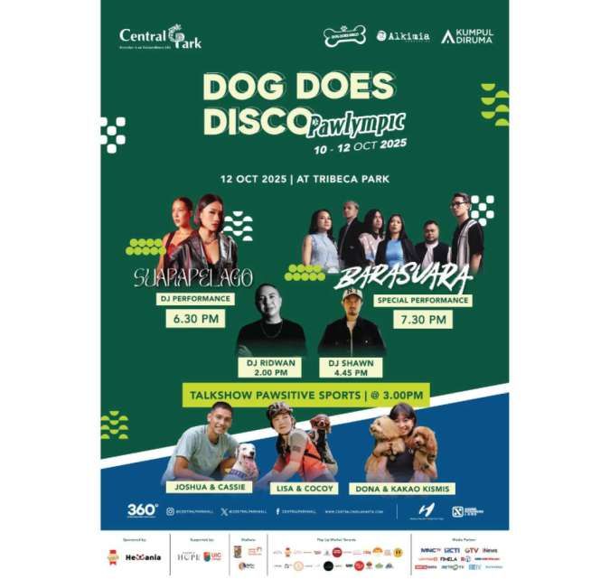 Serunya Berolahraga Bersama Anabul di Dog Does Disco 2025 Central Park