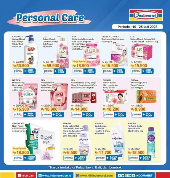 Katalog Harga Promo Indomaret 19-25 Juli 2023, Super Hemat Mingguan Terbaru