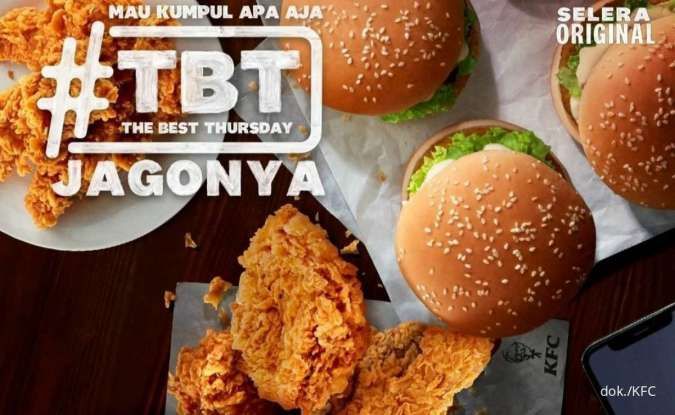Promo KFC 21 Juli 2022, Menu The Best Thursday 12 Ada Chicken Stripsnya!
