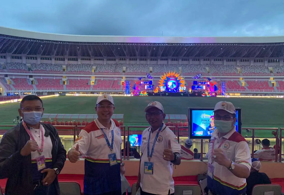 Stadion Papua Bangkit yang diselesaikan PTPP tahun lalu, diresmikan hari ini