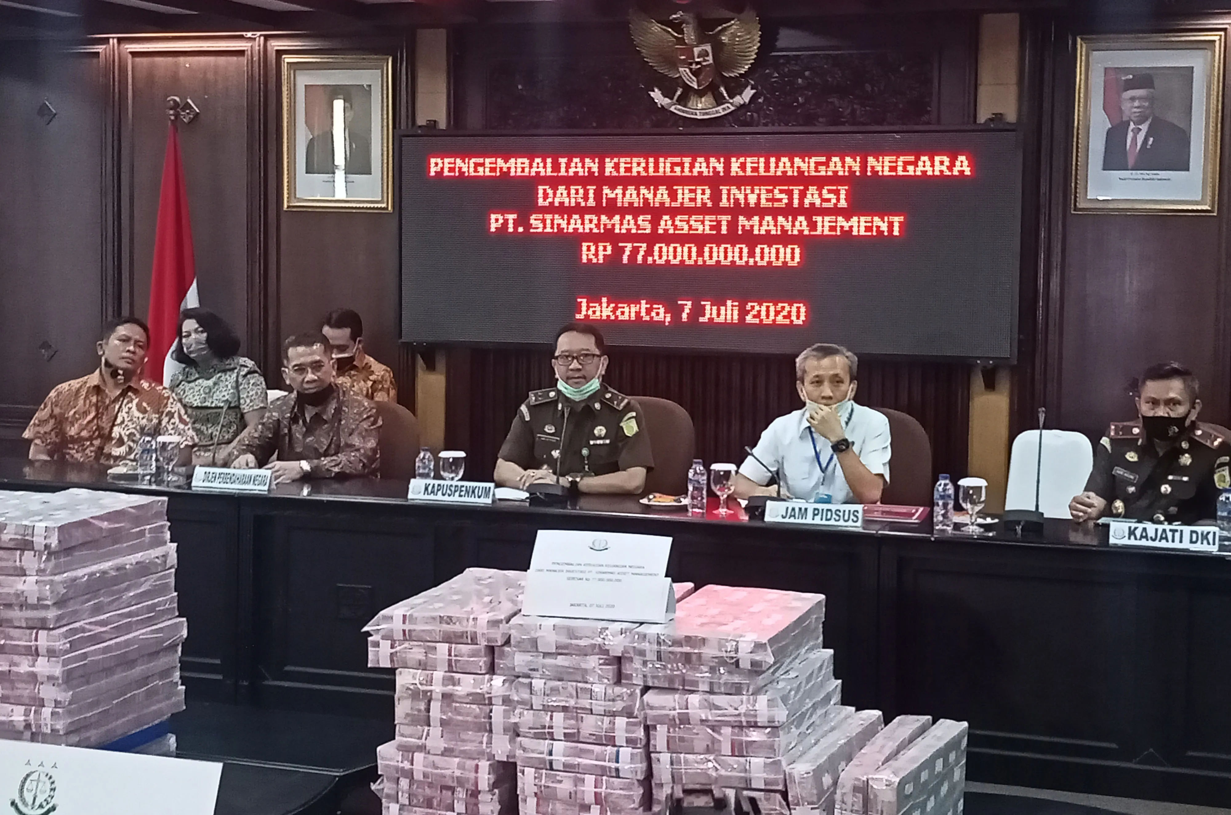 Kejagung: Sinarmas Asset Management serahkan uang Rp 77 miliar terkait Jiwasraya
