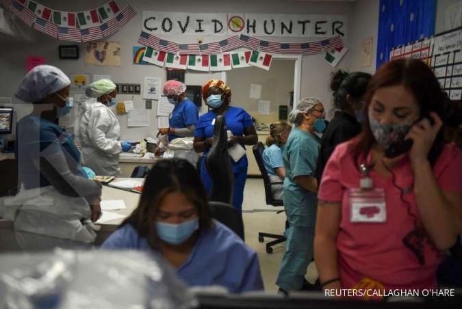 Catat 3.700 kematian dan 250.000 kasus corona, AS cetak rekor ganda harian yang suram