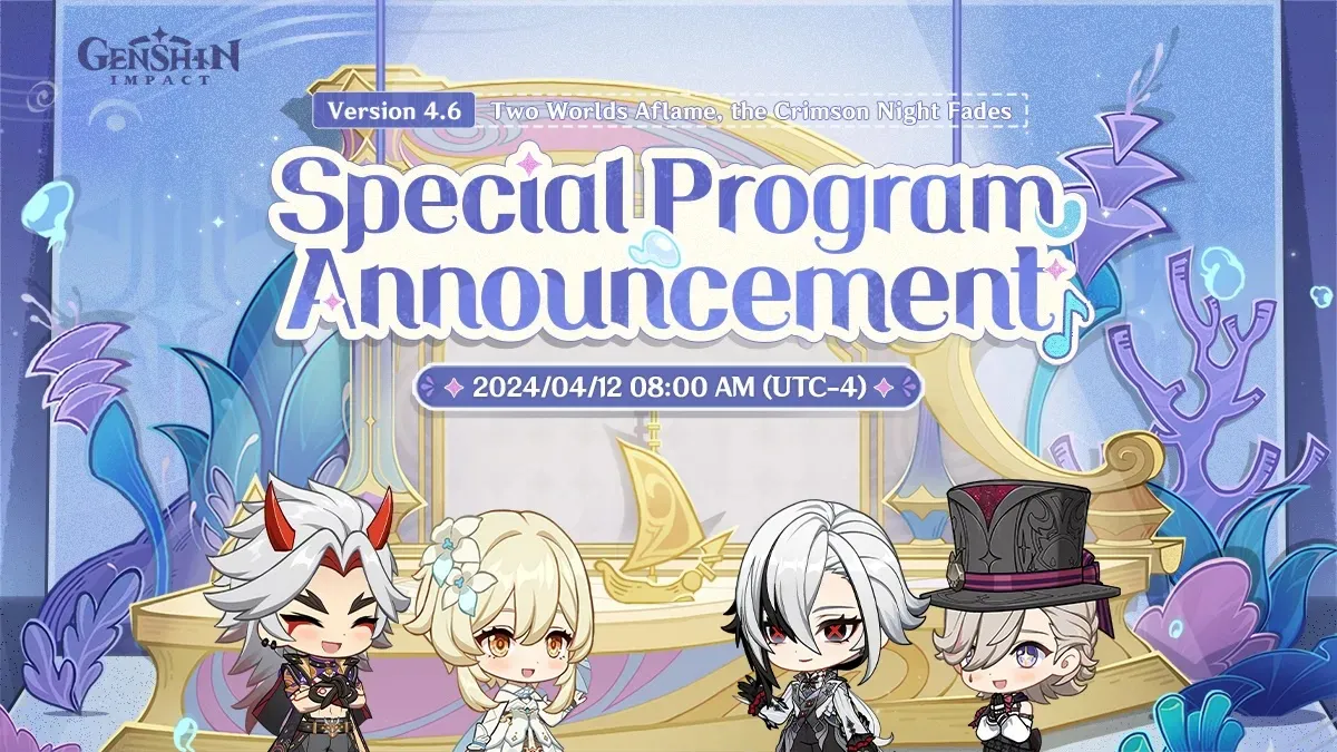 Link Live Streaming Genshin Impact 4.6 Special Program, Siap-Siap Dapat Kode Redeem