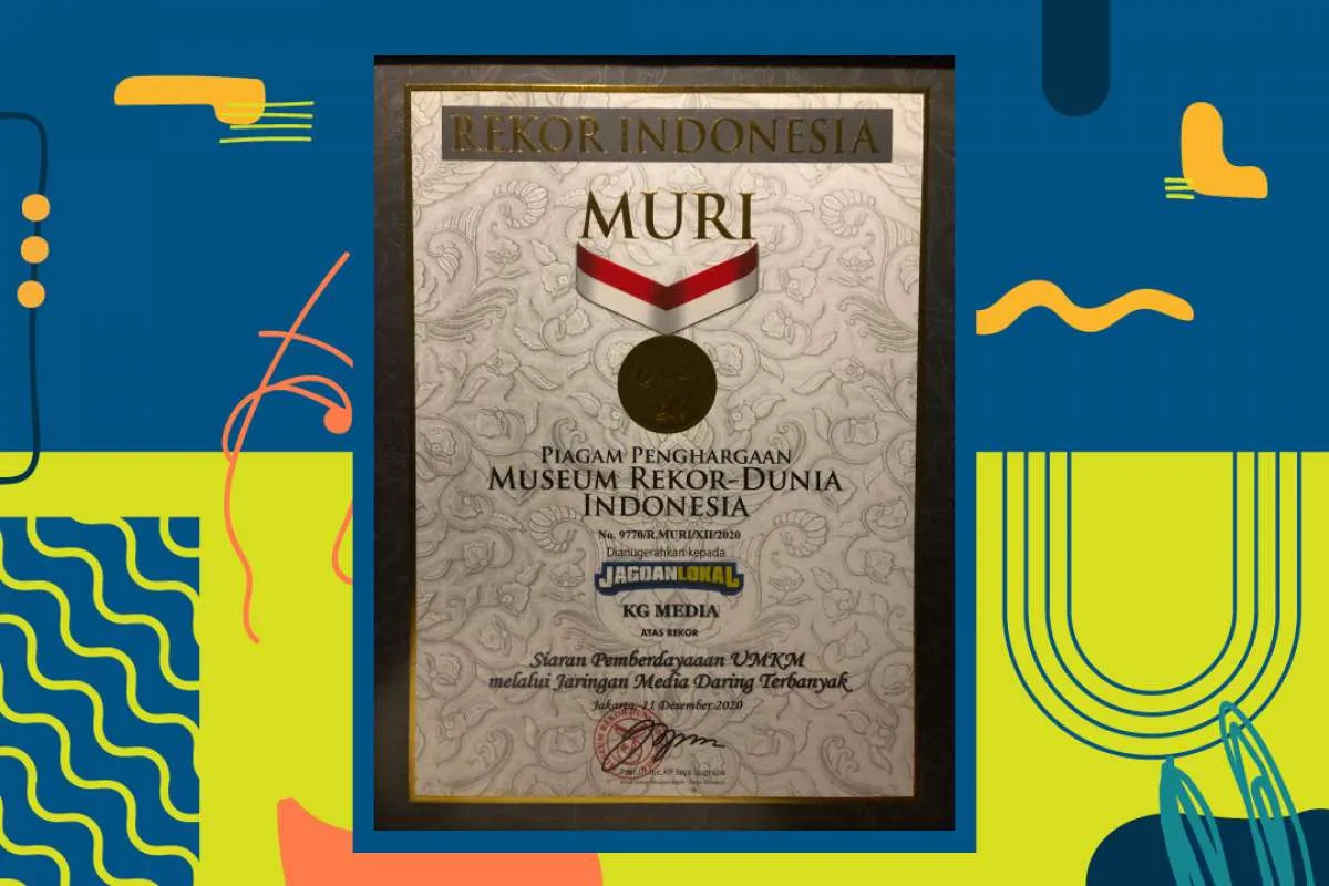 Festival Jagoan Lokal, Pestanya UMKM Indonesia Dapatkan MURI Live Streaming Terbanyak