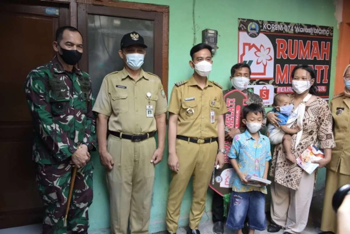 Korem 074 Surakarta dan Shopee Resmikan Proyek Rumah Melati di Solo