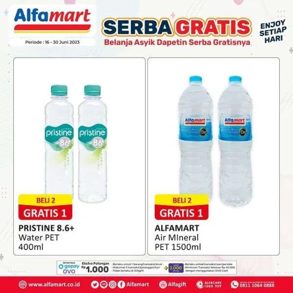 Promo Alfamart Serba Gratis Periode 16-30 Juni 2023