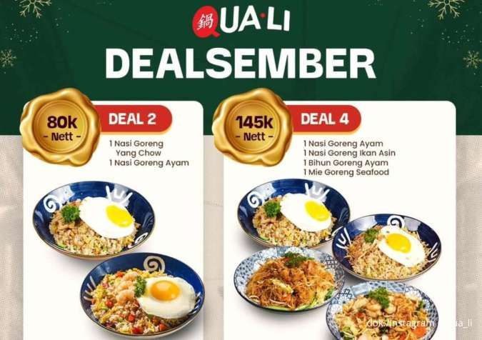 Promo Dealsember di Quali Satu Bulan Penuh Makan Rame-Rame Lebih Irit