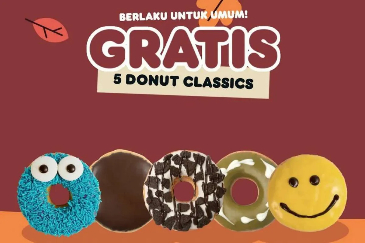 Promo 11.11 Dunkin 9-11 November 2022, Beli 7 Gratis 5 Donut Classic untuk Umum