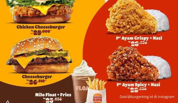Promo Burger King Spesial Gajian sampai 2 Agustus, Makan Enak Mulai Rp 5.000-an Saja