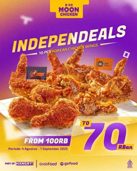 Promo Moon Chicken Indepnedeals sampai 1 September