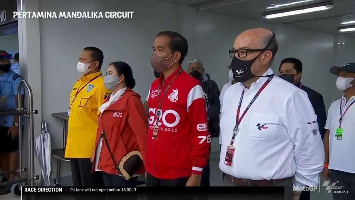 Jokowi Nonton Langsung MotoGP Mandalika