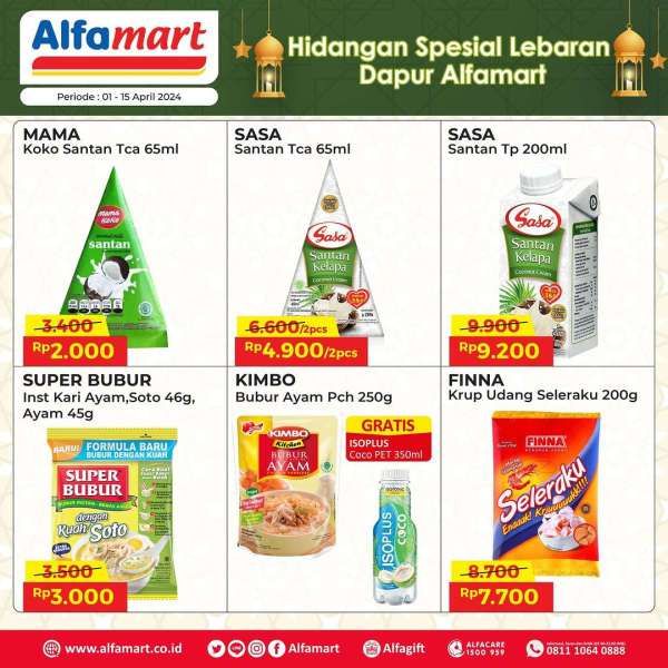 Promo Alfamart Sambut Lebaran 1-15 April 2024 Edisi Kebutuhan Dapur