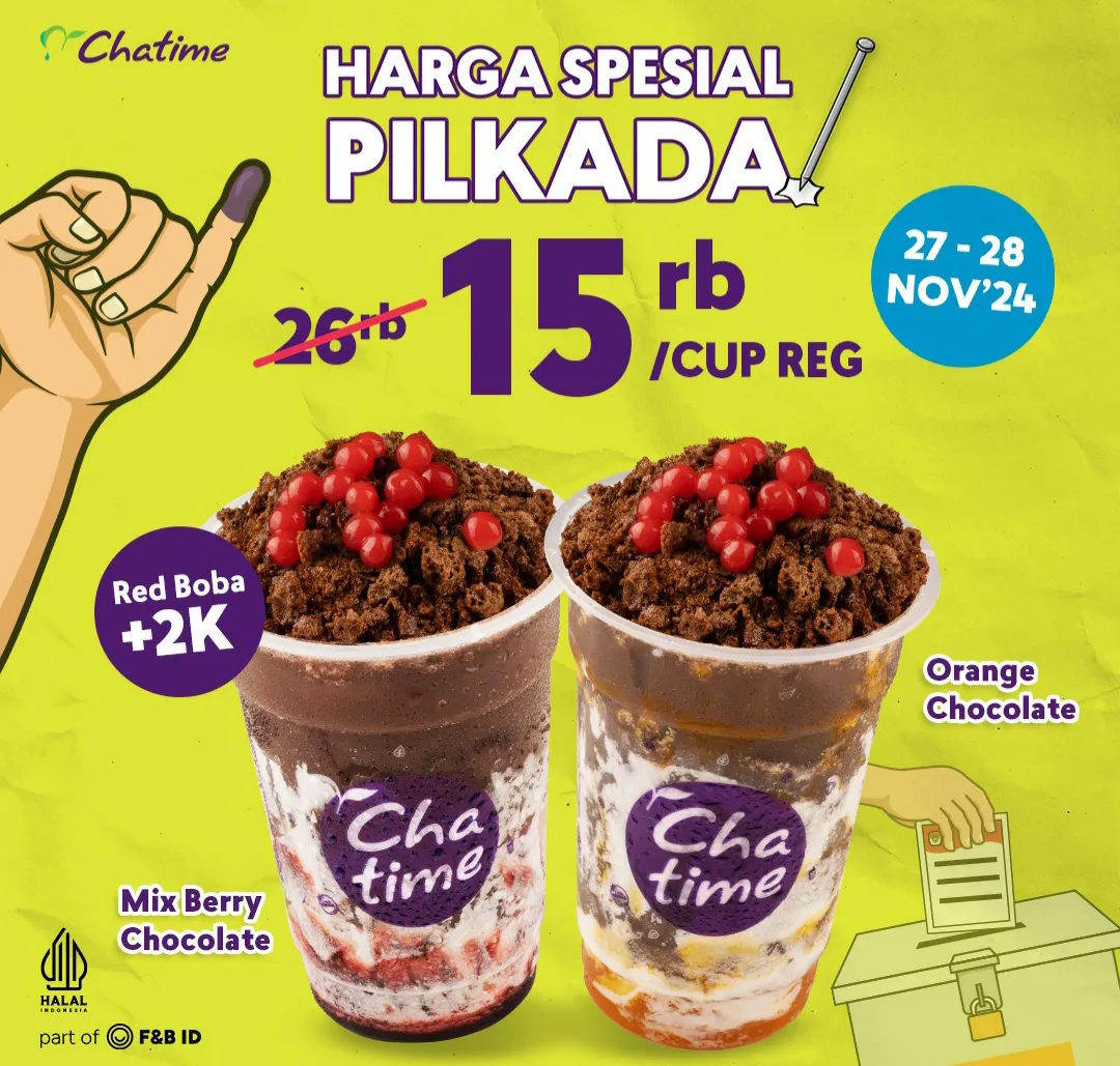 Promo Pilkada di Chatime