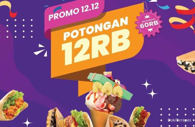 Promo 12.12 Makanan Desember 2025, Potongan Harga Rp 12.000 di Dcrepes
