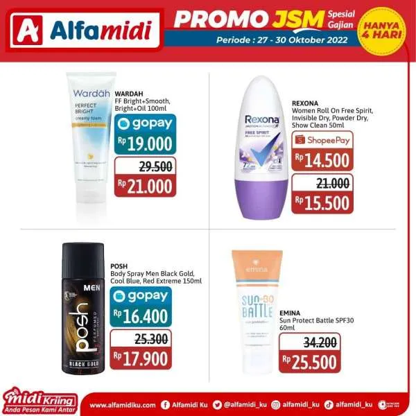 Promo JSM Alfamidi Spesial Gajian Periode 27-30 Oktober 2022