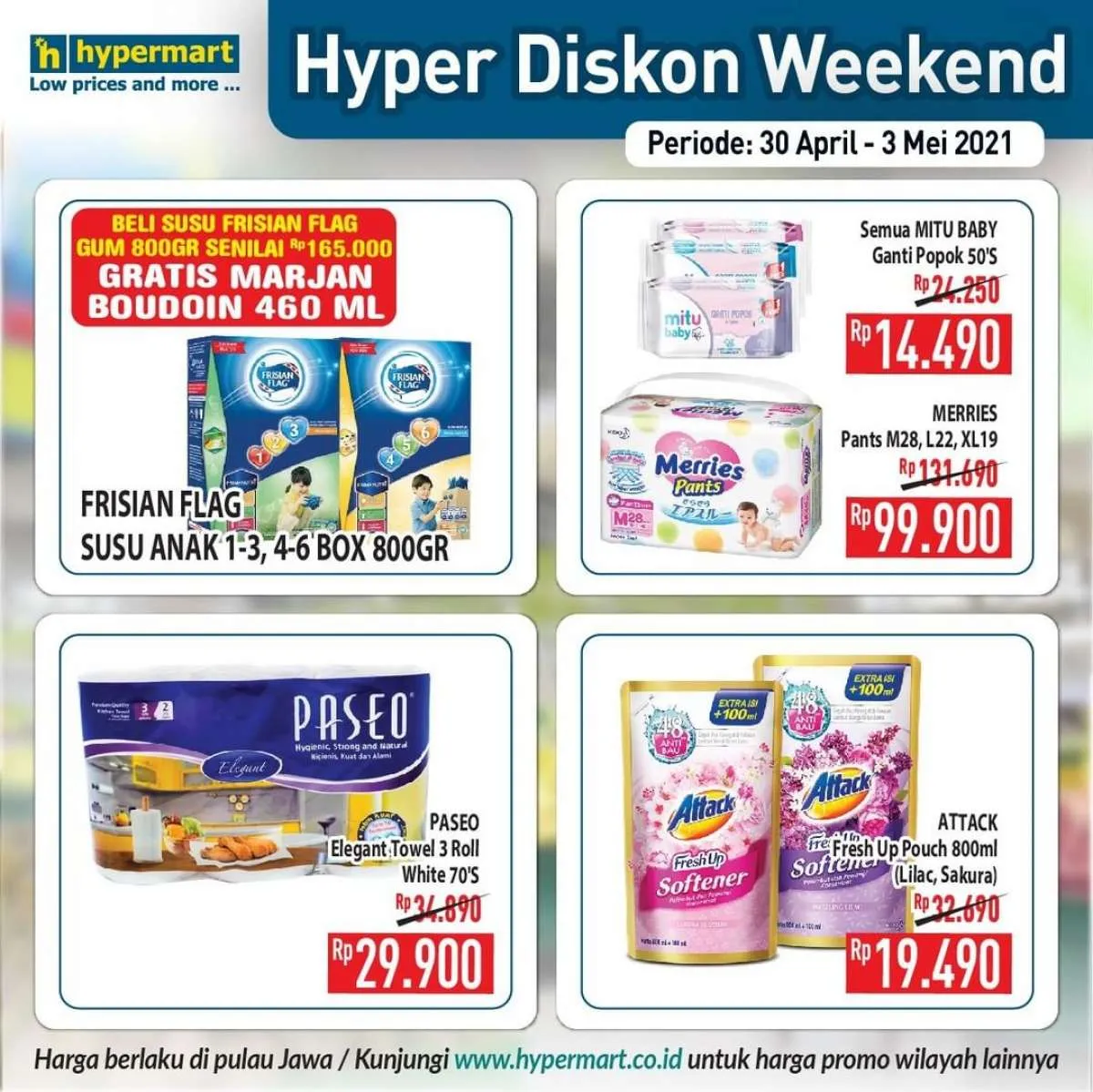 Cek promo Hypermart weekday 3 Mei 2021, ada diskonan hari kerja!