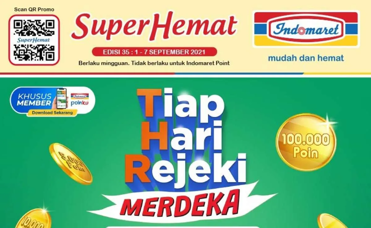 Promo Indomaret mingguan terbaru, 1-7 September 2021!