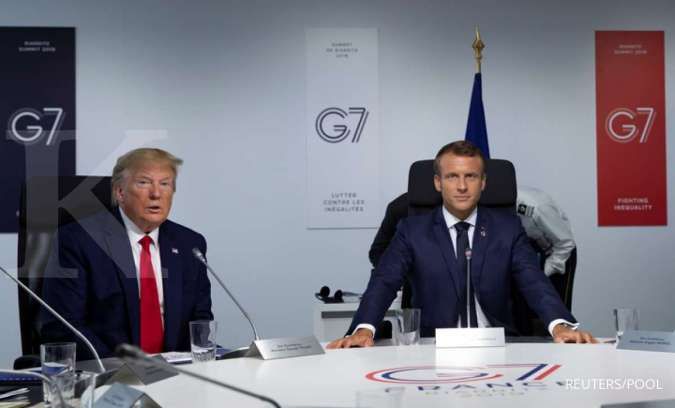 Macron dan Trump sepakat bekerjasama menghindari kenaikan tarif pajak digital