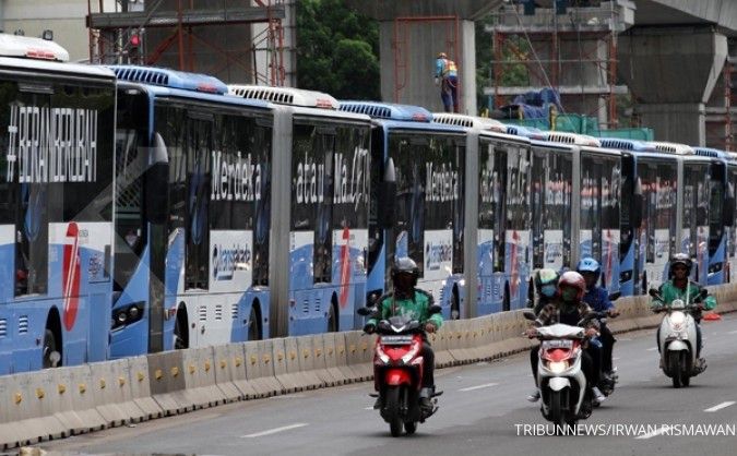 Tarif Transjakarta rute bandara masih dikaji