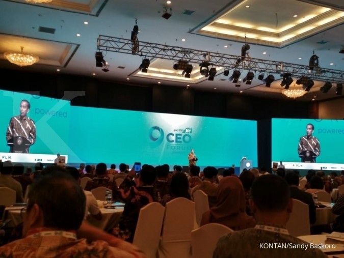 Pesan Jokowi kepada para CEO: Dalam kesempitan, selalu ada kesempatan