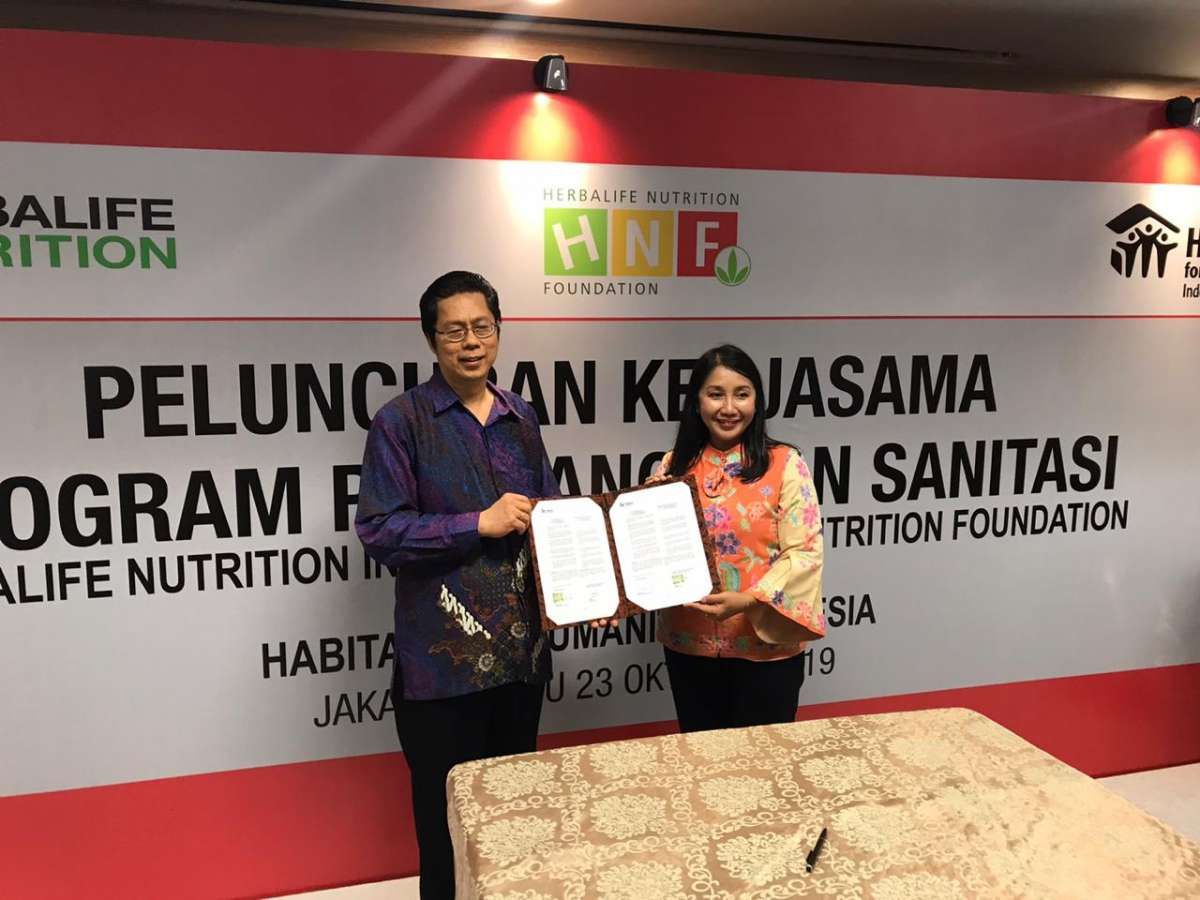 Perangi Stunting Herbalife Nutrition Foundation Dan Habitat For Humanity Bangun Fasilitas Sanitasi