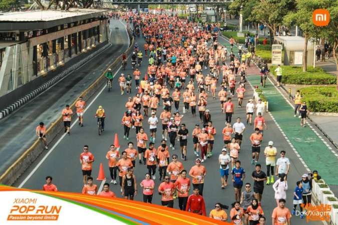 Xiaomi Pop Run2024 Pertama Kali Hadir di Indonesia,Sukses Gaet Lebih 1.500 Partisipan