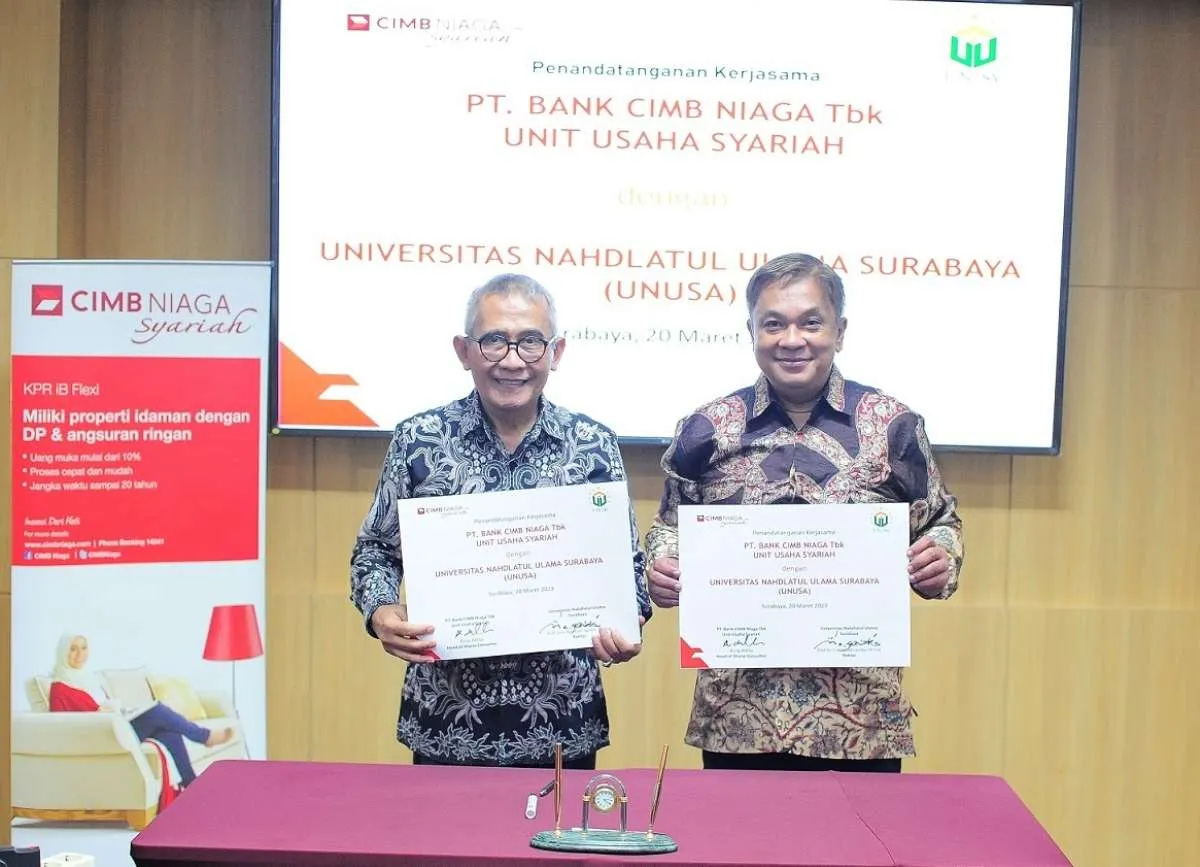 CIMB Niaga Syariah Jalin Kerjasama Pembiayaan Syariah dengan UNUSA