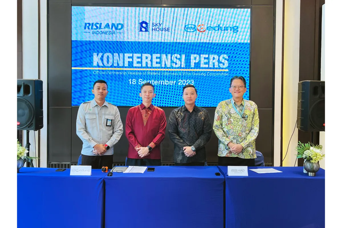 Risland dan WIKA Gedung Komitmen Kembangkan Apartemen yang Kompetitif Di Tangerang