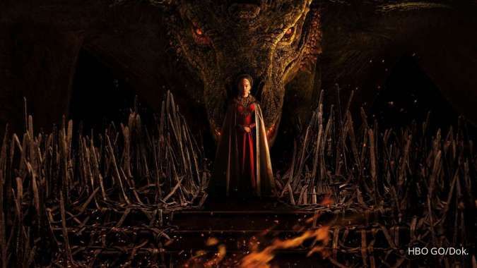 Sinopsis House of the Dragon, Series Terbaru HBO GO Berlatar 200 Tahun Sebelum GoT