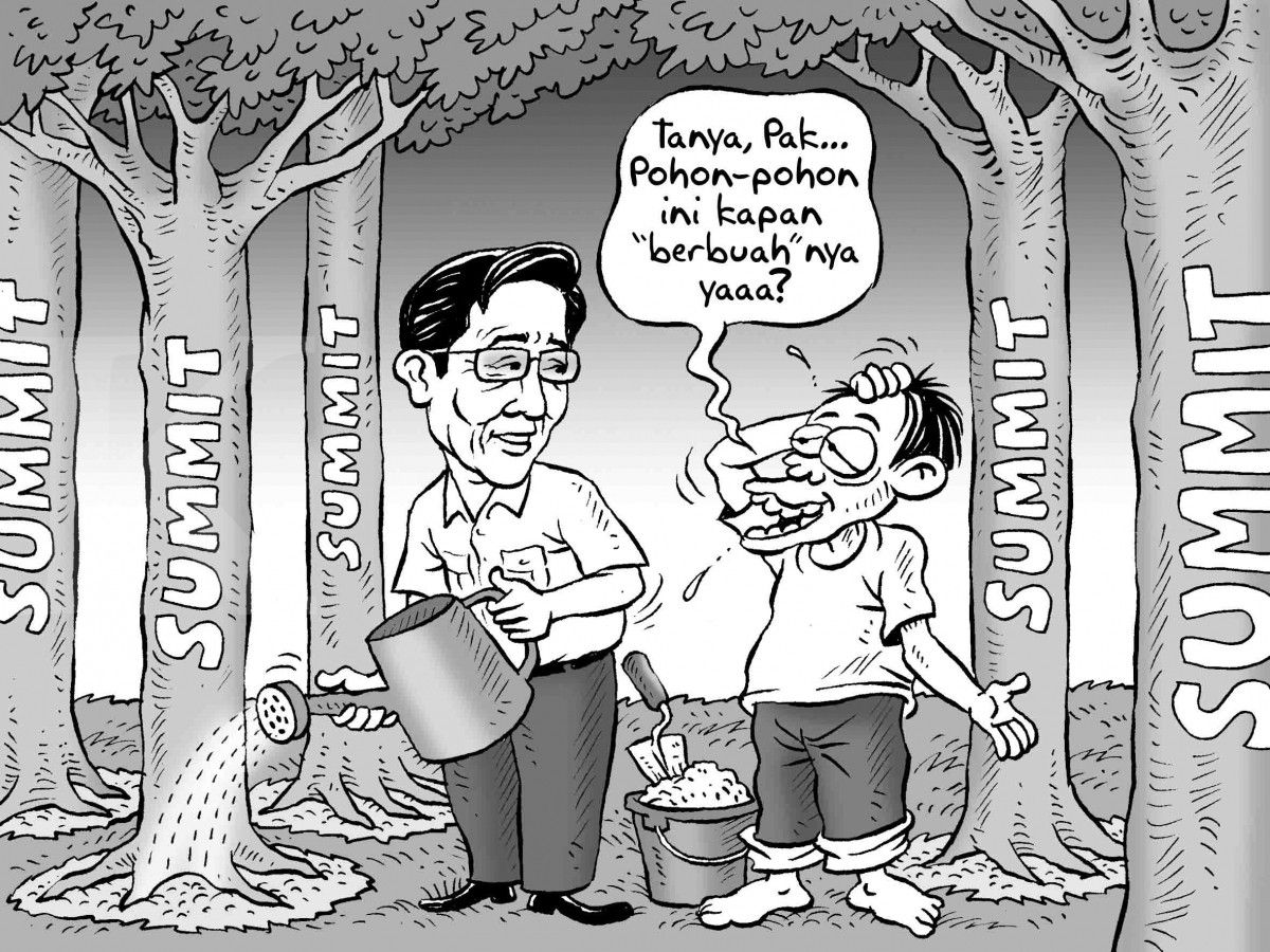 Proyek Infrastrukture (Summit) Masih Nihil