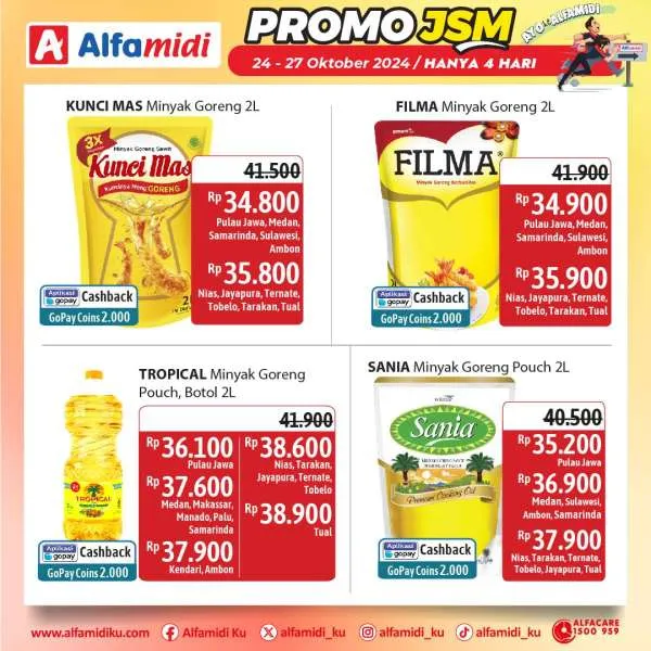 Promo JSM Alfamidi Spesial Gajian Periode 24-27 Oktober 2024