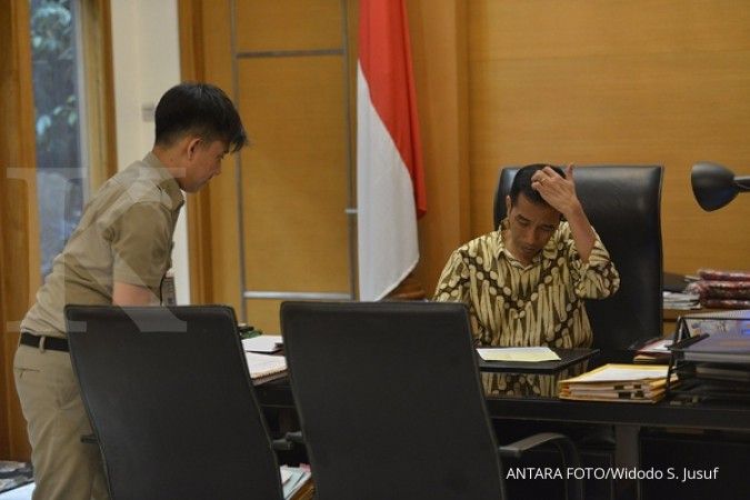 Jokowi belum siap setor nama menteri ke KPK 