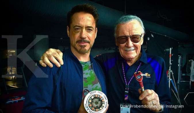 Robert Downey Jr. pemeran Iron Man kenang Stan Lee, unggah foto syuting Civil War